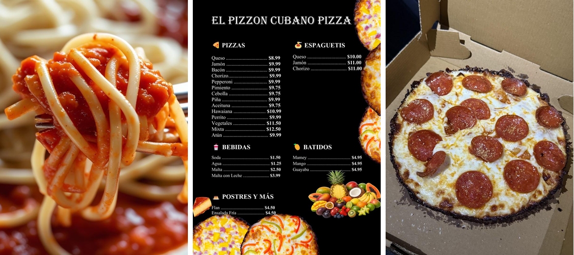 El Pizzon Cubano Pizza Menu